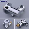 Brass Wall Mounted Hand Held Shower Holder Shower Bracket & Hose Connector Wall Elbow Unit Spout Water Inlet Angle Valve