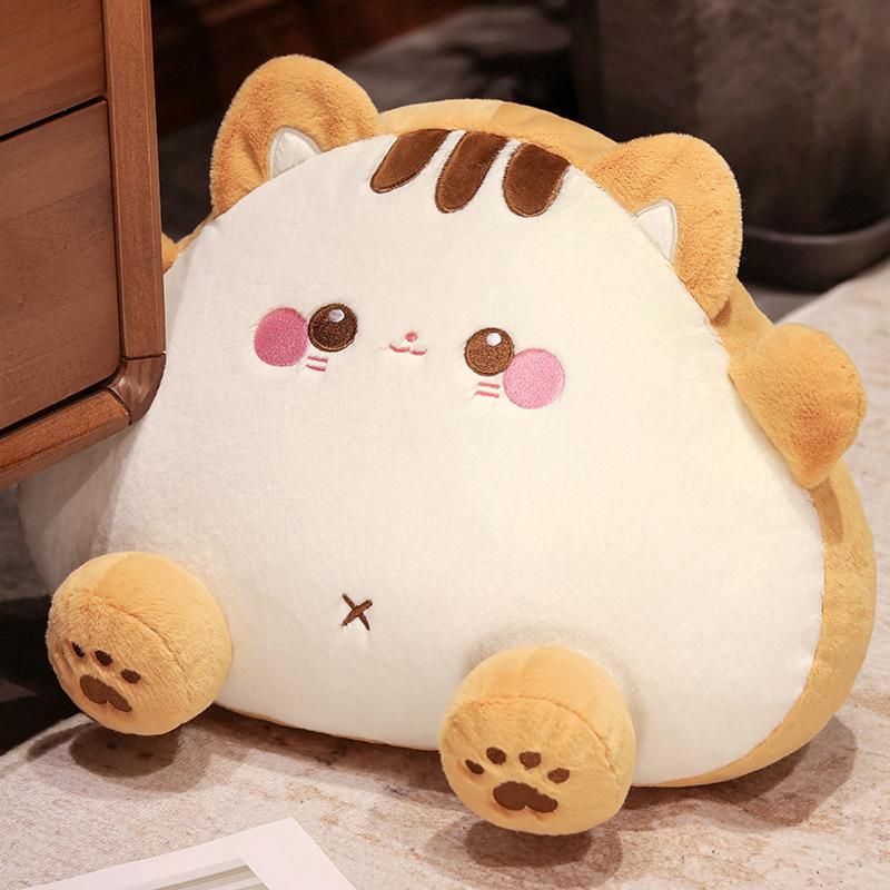 Onigiri Cat Big Throw Pillow Cute Sandwich Plush Doll Bed Big Cushion For Girl Birthday Gift