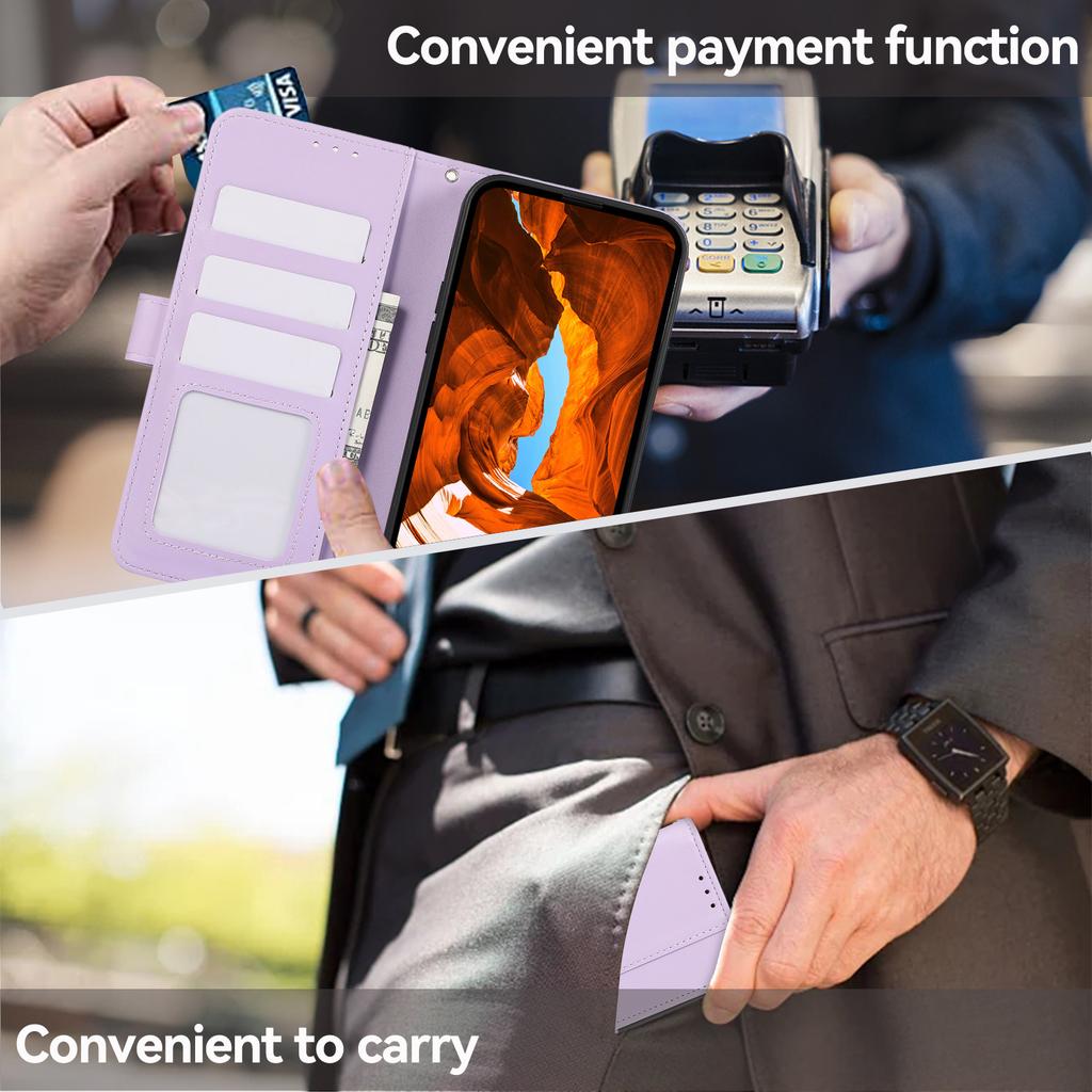 For Xiaomi Poco C75 4G/Redmi 14R 5G/14C 4G Case RFID Blocking Flip Leather Phone Cover