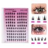 1 Box Self Adhesive Eyelash,Pre Glued Eyelash,Cluster Eyelash,No Need Glue,Easy To Put On, Diy Eyelash Extension