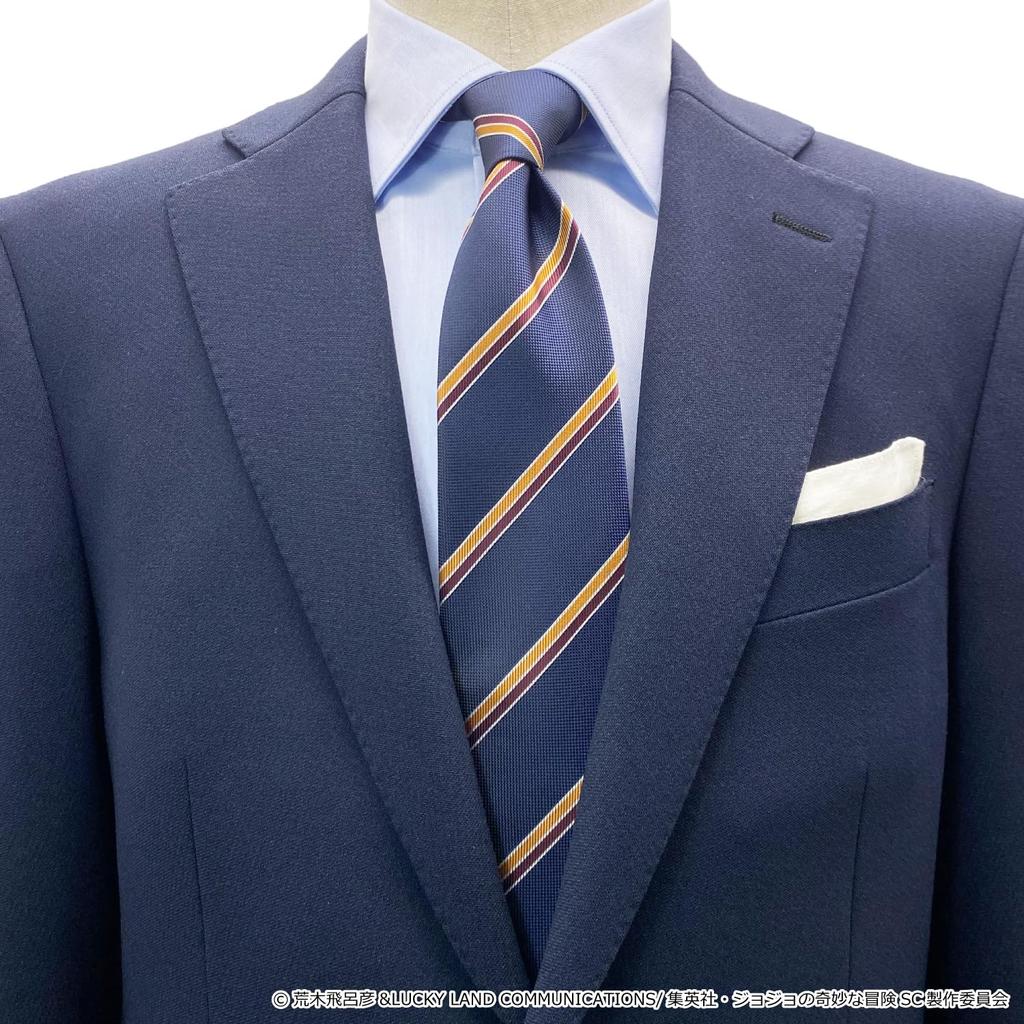 [Florence Spec] Necktie JoJo's Bizarre Adventure Part 3 Necktie Abdul JJN000005-005 Navy 3 Standard