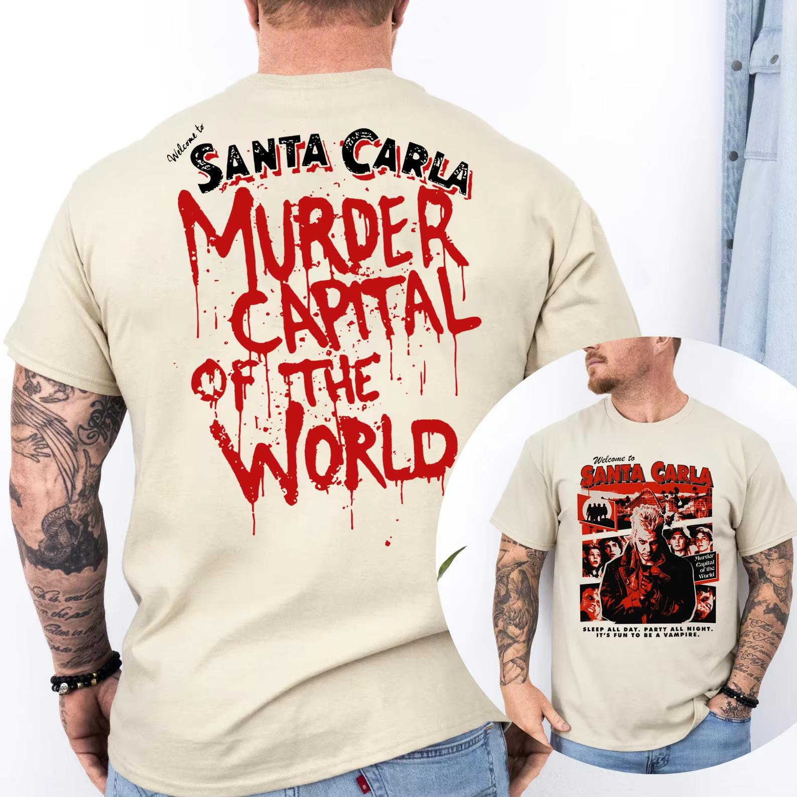 

Horror Movie Mens clothing Cotton black Tshirt American style Retro Casual Trend Streetwear Hipster Fashionable Oversized shir 4XL