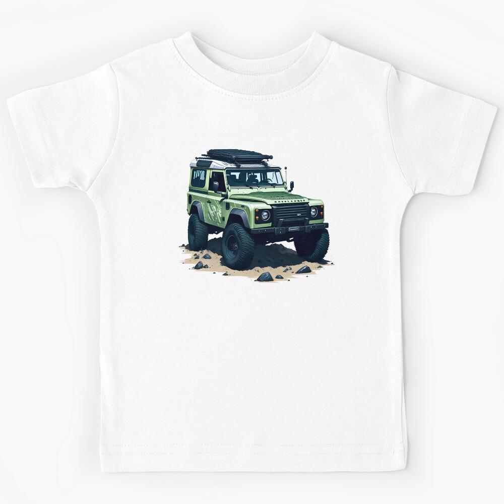 OffRoad Adventure SUV truck 4x4 retro vintage design Kids T-Shirt 160