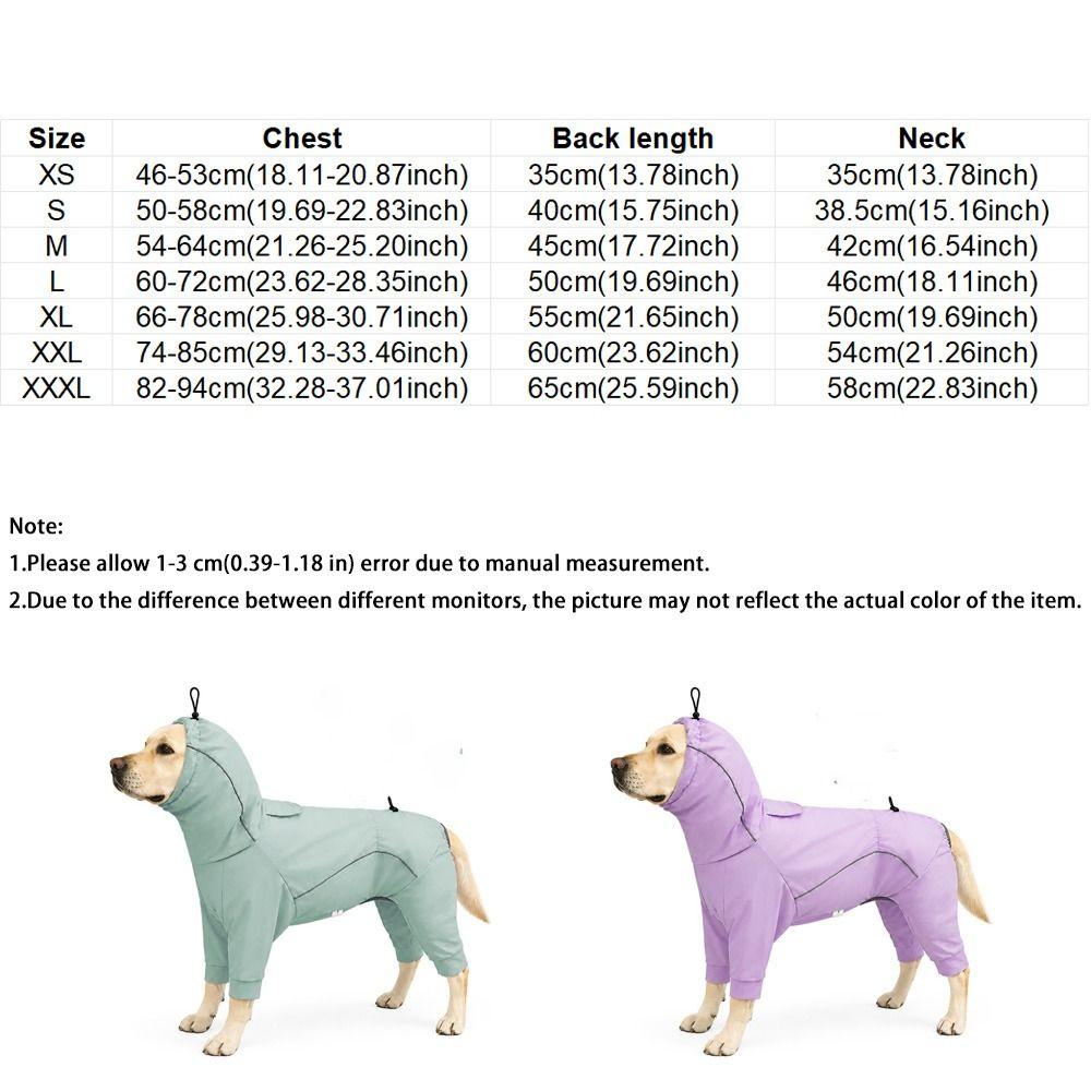 Impermeabile con cappuccio per cani Giacca antipioggia antivento per cani Abbigliamento impermeabile per animali domestici Esterno