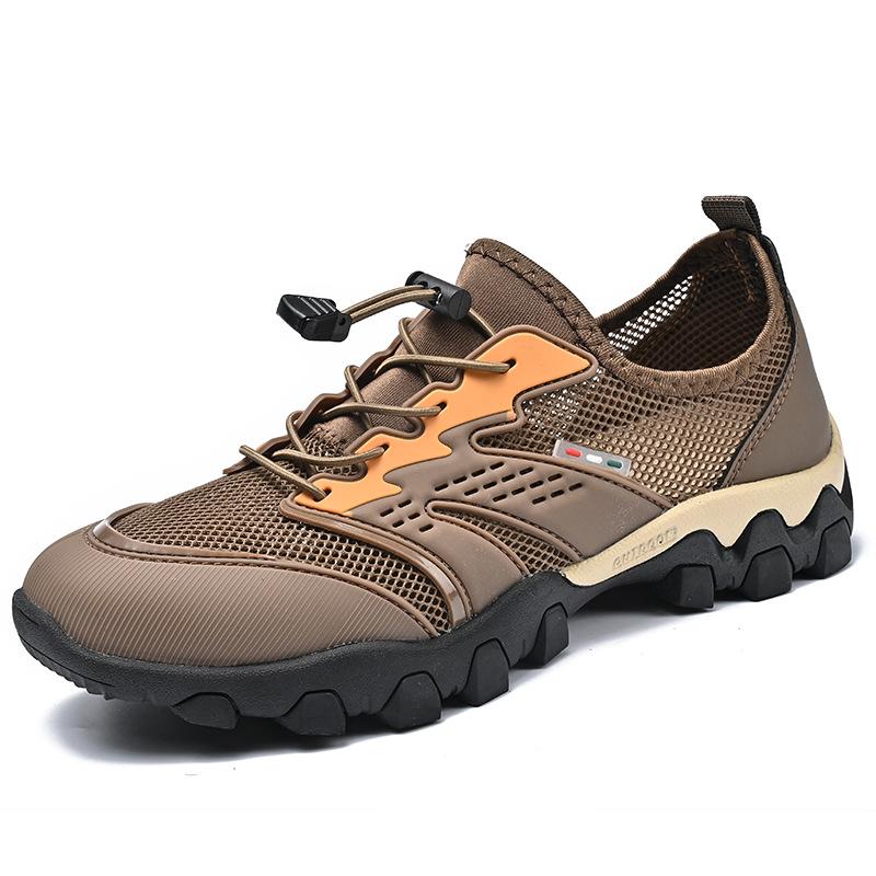 Men's Mesh Shoes Summer Breathable Casual Shoes Outdoor Beach Lightweight Anti Slip Men's Water Shoes