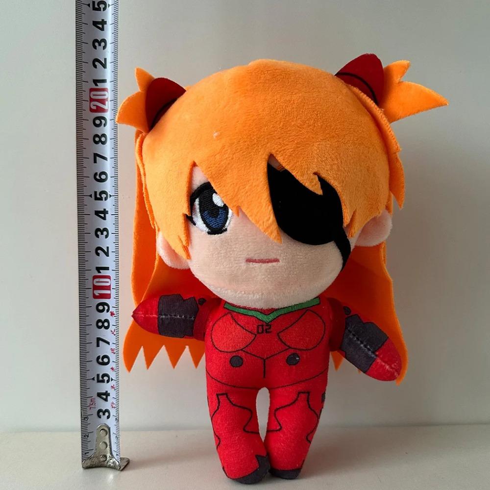 20cm Plyšová hračka Evangelion Ayanami Rei EVA Japonské anime Kreslená postavička Panenka Výplň Klasická Roztomilá Kawaii Dárky Pro Děti Hračky