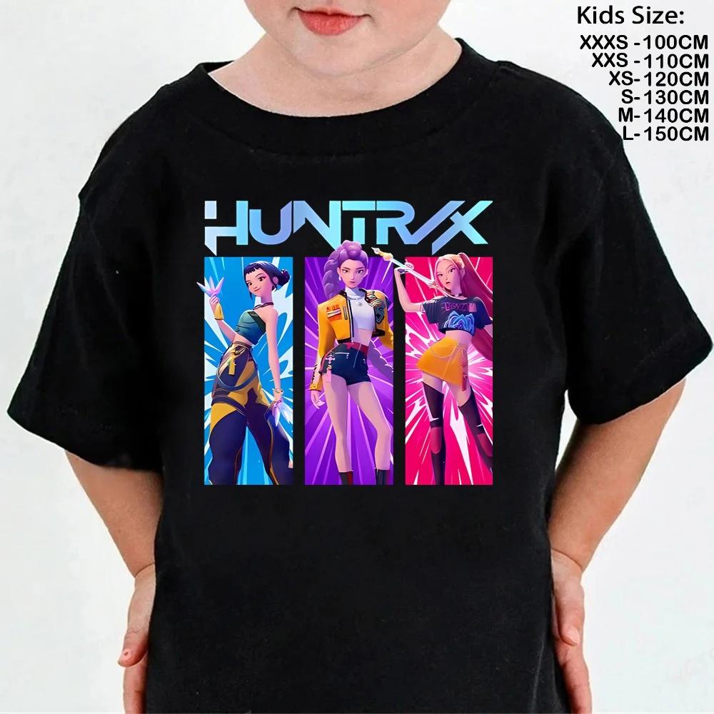 2025 Hot Movie Soft Cotton Baby Girls T Shirt Children's Clothing KPop Demon Hunters Fans Gifts Kids Clothes Tops T-shirt
