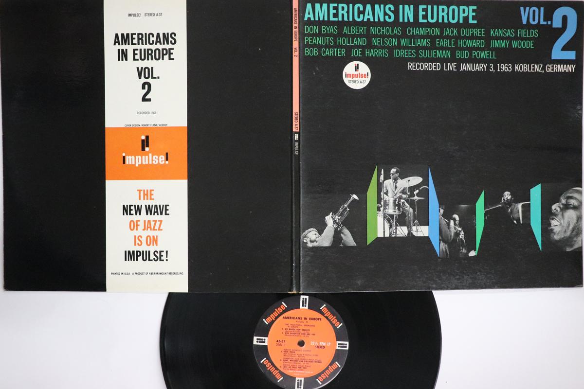 

LP Record VARIOUS Americans In Europe Vol.2 AS37 IMPULSE 1963 US Jazz Used