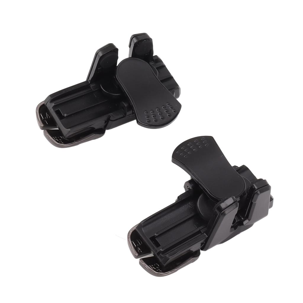 Mobile Gaming Trigger 6 Finger Linkage Game Controller for Phones Sensitive Mobile Triggers Game Trigger Alloy Black