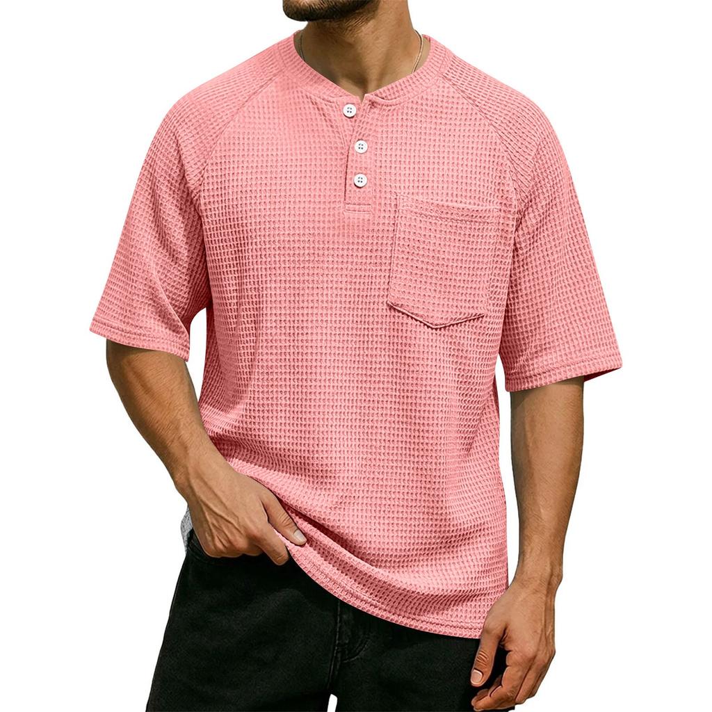 Men's Summer Retro Casual -Weave Shirt