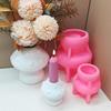 Candle Holder Mold Mushroom Shape Candle Holder Silicone Mold Silicone Mold Home Decoration Candlestick Base Mold Creative