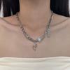 Heavyweight Stylish Cool Irregular Cross Star-shaped Necklace for Both Men and Women, Collar Chain