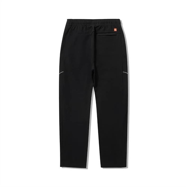 Li Ning Sports Comfortable Printed Casual Pants Men Bottoms Black AKLUA35-2