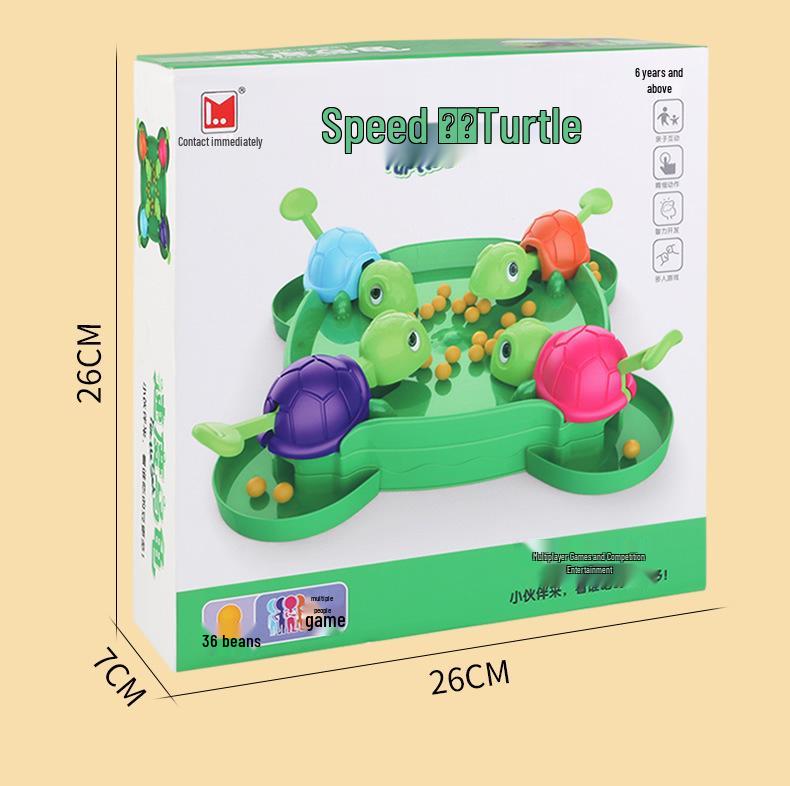 Duo Interactive Kids' Turtle Bean-Eating Game: Parent-Child Educational Fun