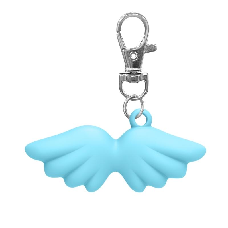 

Lip Balm Keychain Caps Stylish Lip Balm Lid Key Holder Essential Key Accessory Plastic Texture Suitable for Women Girl синій