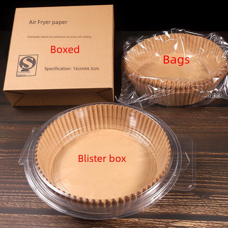 Tăvi rotunde rezistente la ulei pentru cuptorul cu friteuză cu aer - Tăvi de hârtie de copt pentru temperaturi înalte