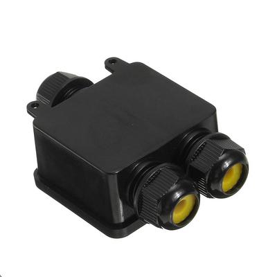 Waterproof IP68 Cable Connector 3 Way External Electrical Junction Box Plastic Cable Wire Connector