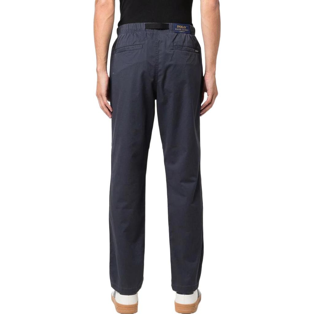 Polo Ralph Lauren SS22 Solid Color Elastic Straight Leg Casual Pants Men Pants Blue 710854194-002