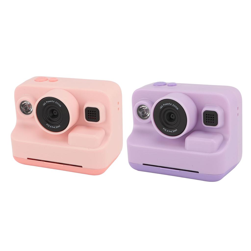 1080P Digital Camera Instant Print 12MP Video Camera with 2.4 Inch Screen 3 Print Paper MP3 Player 5