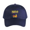 Hello Summer Watermelon and pineapple holiday Summer Woman Man Baseball Cap Adjustable with Curved Brim Duckbill Cap
