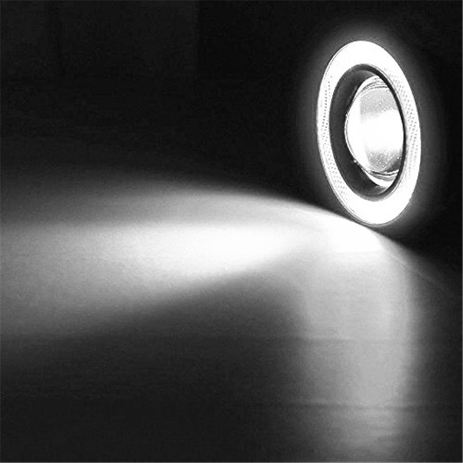 

3.5 LED Car Fog Light White Angel Eyes Standlichtringe Driving Head Lamp 12V 2x