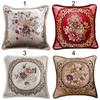 For Living Room Pillowslip Embroidery Pattern Car Interior Ornaments Silk Satin Sofa Couch Cushion Cover