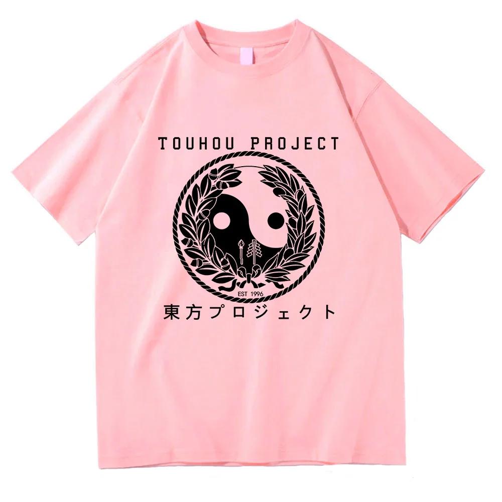 Anime TouHou Project Willkommen Hölle T-Shirt 2025 Damen Kleidung Harajuku Kleidung Sommer Tops Unisex Grafik T-Shirts