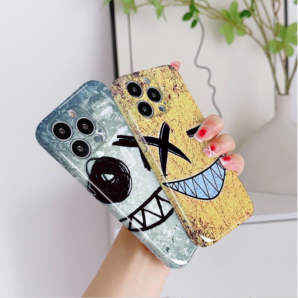 All-inclusive Film Phone Case Cartoon Fashion Design Hard Shell Full Cover Camera Protection Case for Samsung Xiaomi Poco Redmi Infinix Tecno