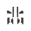 Heenvn For Tesla Model Y Juniper 2025 2026 8Pcs TPE Front Rear Door Sill Protector Threshold Strip Anti-kick Waterproof Guard