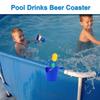 Poolside Cup Holder Basket for Drinks Pool Drink Holder Bath Drink Shelf Hanging Pool Accessory for Swimming Pools Party