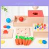 Wooden Montessori Target Box With Coin Slot For Toddler Learning Activities