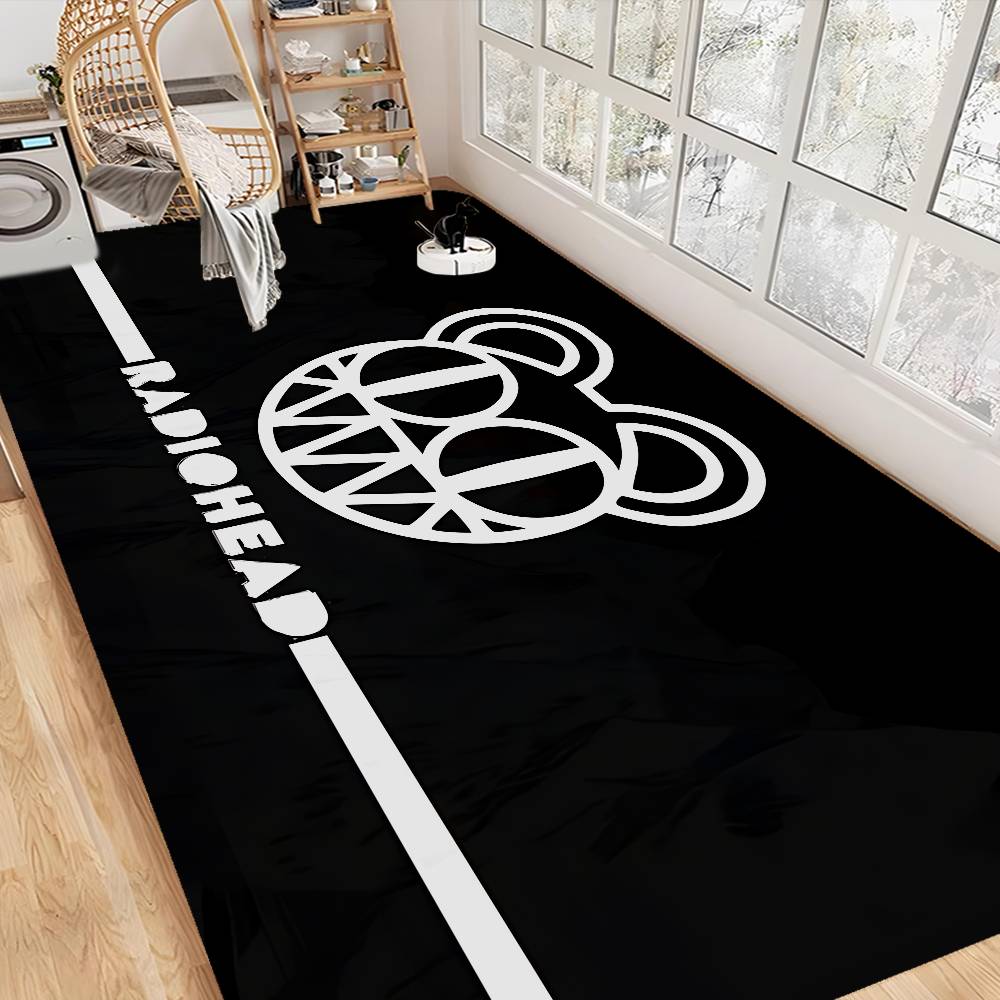 Classic R-Radiohead Rap Band Floor Mat Rectangle Anti-slip Home Soft Badmat Front Door Indoor Outdoor Mat Hotel Decor Mat