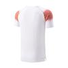 Li Ning Badminton Series Sports Casual Simple Color Block Letter Pullover Short Sleeve Badminton Shirt Unisex Tops Standard-White AAYV153-2