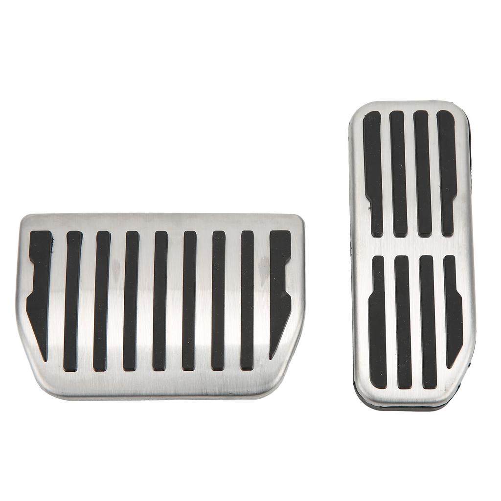 2pcs Car Accelerator Gas Brake Pedal Foot Rest Plate Cover Replacement for Jaguar XE XF FPACE