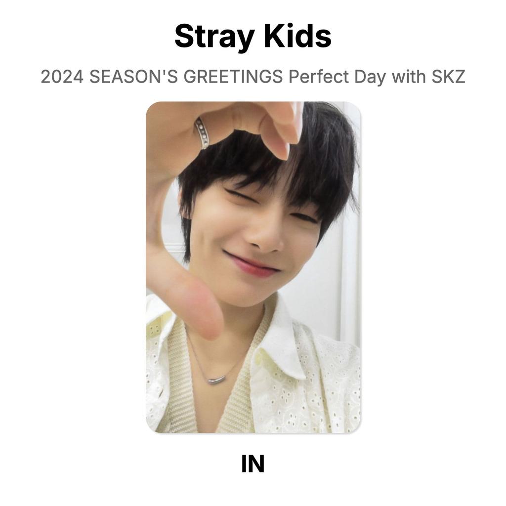 Stray Kids 2024 SEASON'S GREETINGS Perfect Day with SKZ Official Photocard