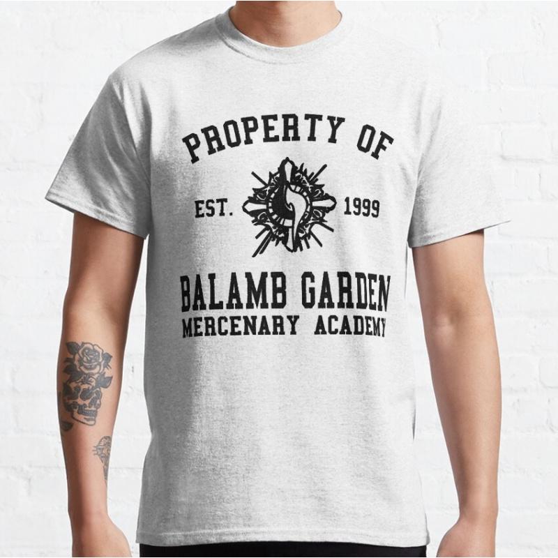 Property of Balamb Garden Final Fantasy Gift t shirt for RPG gamer 100 cotton Short Sleeve Graphic Clothes All size tops S