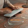 Plastic Keyboard Stand Ergonomic Riser for Computer Desk Pain Relief and Typing Height Adjustment