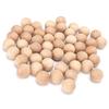 50PCS Easy To Paint Unfinished Wood Balls Smooth Surface Craft Wooden Balls  Art Projects