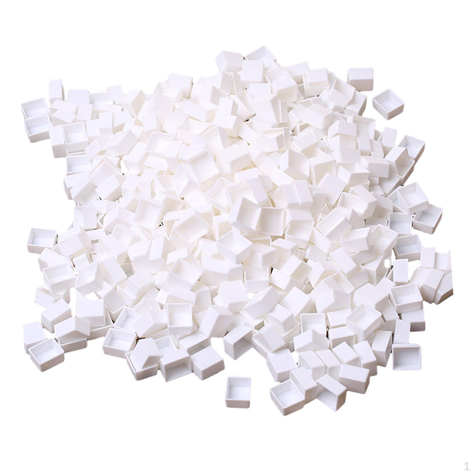 

100 штук пустых акварельных полукювет для путешествий, сетка для упаковки, палитра для красок для подростков и студентов