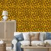 Yellow Leather Wallpaper Gold and Ochre for Living Room and Bedroom 50x1000