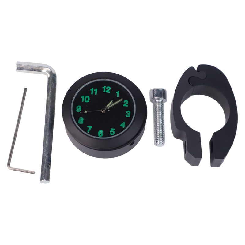 Waterproof Timer Electric Car Watch For Riding Black Open Ring Design Quartz Mechanism Simple Check While Riding