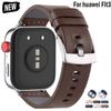 Leather Band For Huawei Fit 3/4/4pro Strap Smart Watch Replacement Sport Wristband Retro Bracelet Huawei Fit 2 1 Accessories
