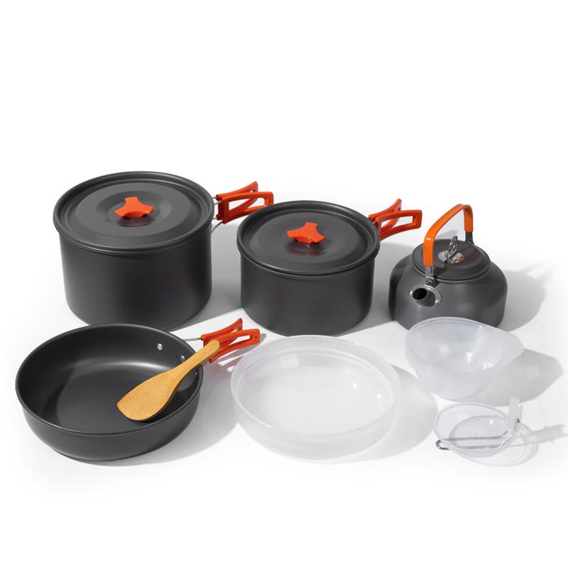 Multifunctional Camping Cookware Set for 4-5 People