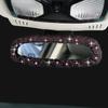 Hot Diamond Full Diamond Car Rearview Mirror Cover, Diamond-encrusted Car Rearview Mirror Interior Cover
