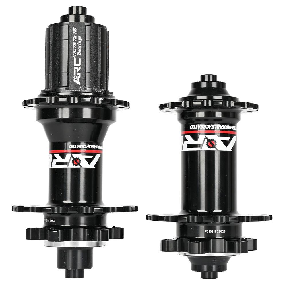 1 Pair MTB Bike Hub Front Rear HG 8-11 Speed 4 Claws 36 Holes Disc Brake Hubs with Quick Release