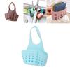 Versatile Kitchen Sink Soap Sponge Holder With Adjustable Strap For Easy Organizing