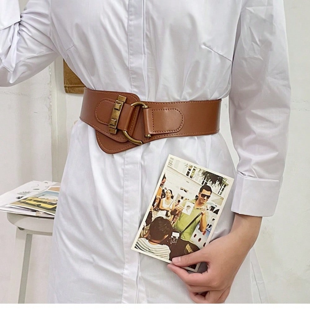 Elastic Waist Seal, Women's Decoration Wide And Simple Waist Decoration, Versatile Belt With Dress, Coat, Waist