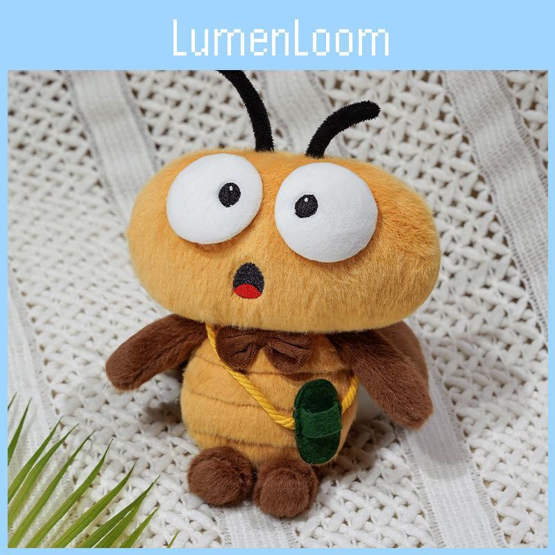 Cockroach Cartoon Cute With Bow Tie Slippers Plush Toy For Gift Birthday