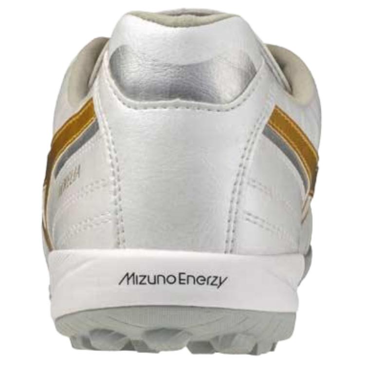 Mizuno Unisex Morelia Sala Pro TF Futsal Shoes White Gold Q1GB261350