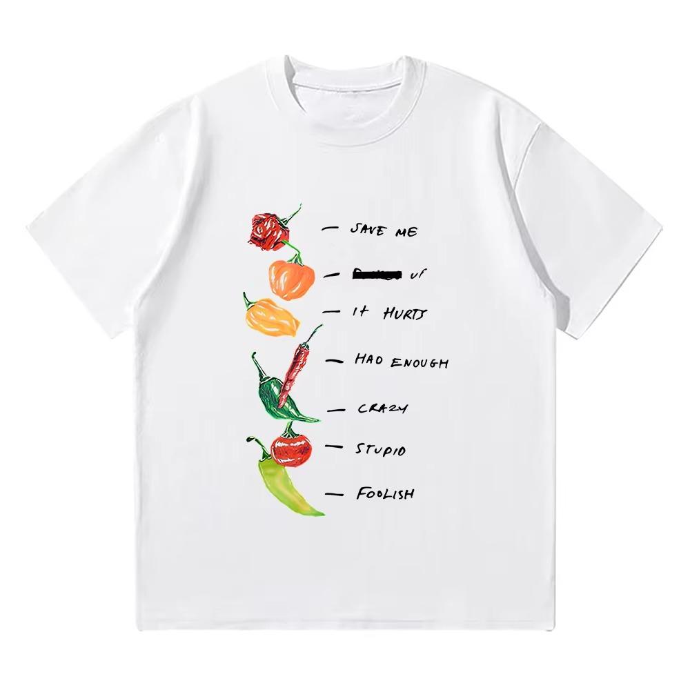 Season Tee Women Men Unisex Tops Summer Creative Funnny Short Sleeve High Quality Cotton T-shirt Autumn and Winter Innerwear